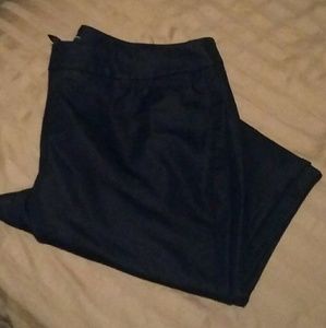 Dark Blue Capri Dress Pants by New York & Company
